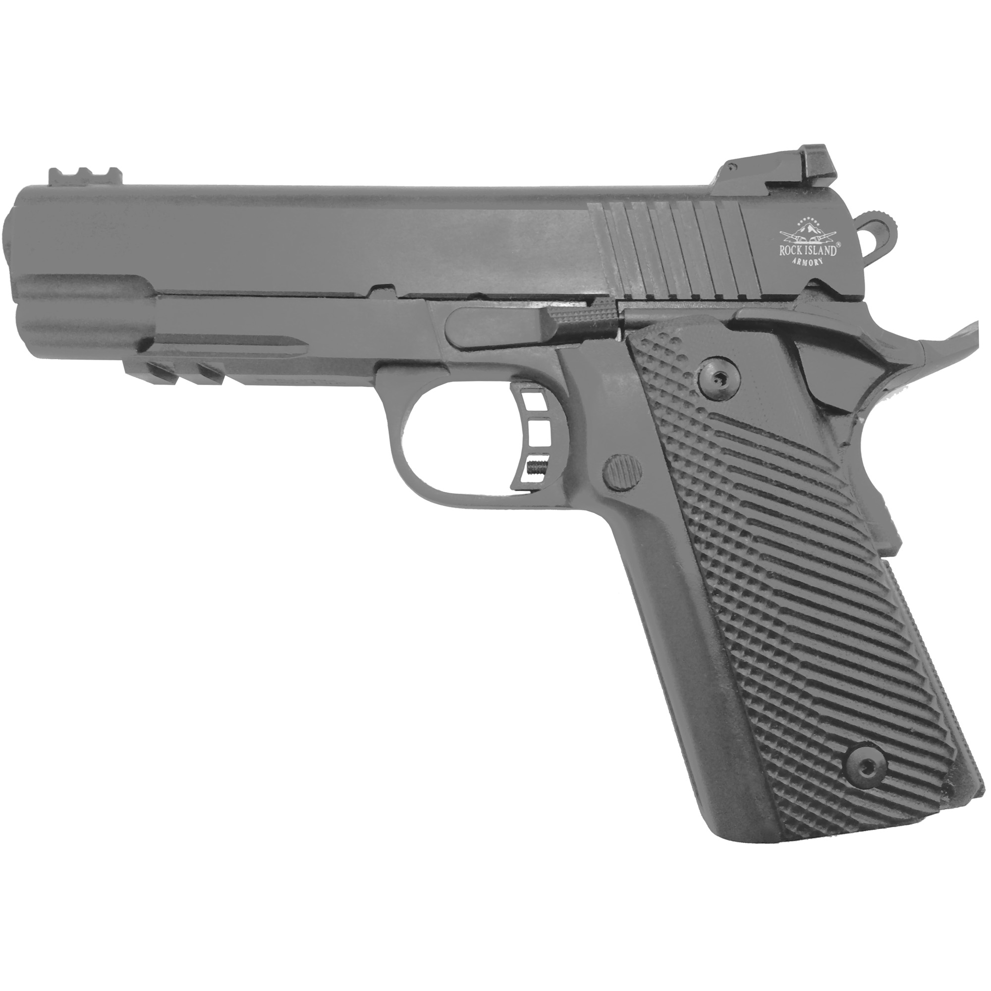 Armscor Rock Island TAC Ultra FS HC 1911 Pistol 9mm 5 in 17 Rounds Parkerized Armscor Rock Island TAC Ultra FS HC 1911 Pistol 9mm 5 in 17 Rounds Parkerized