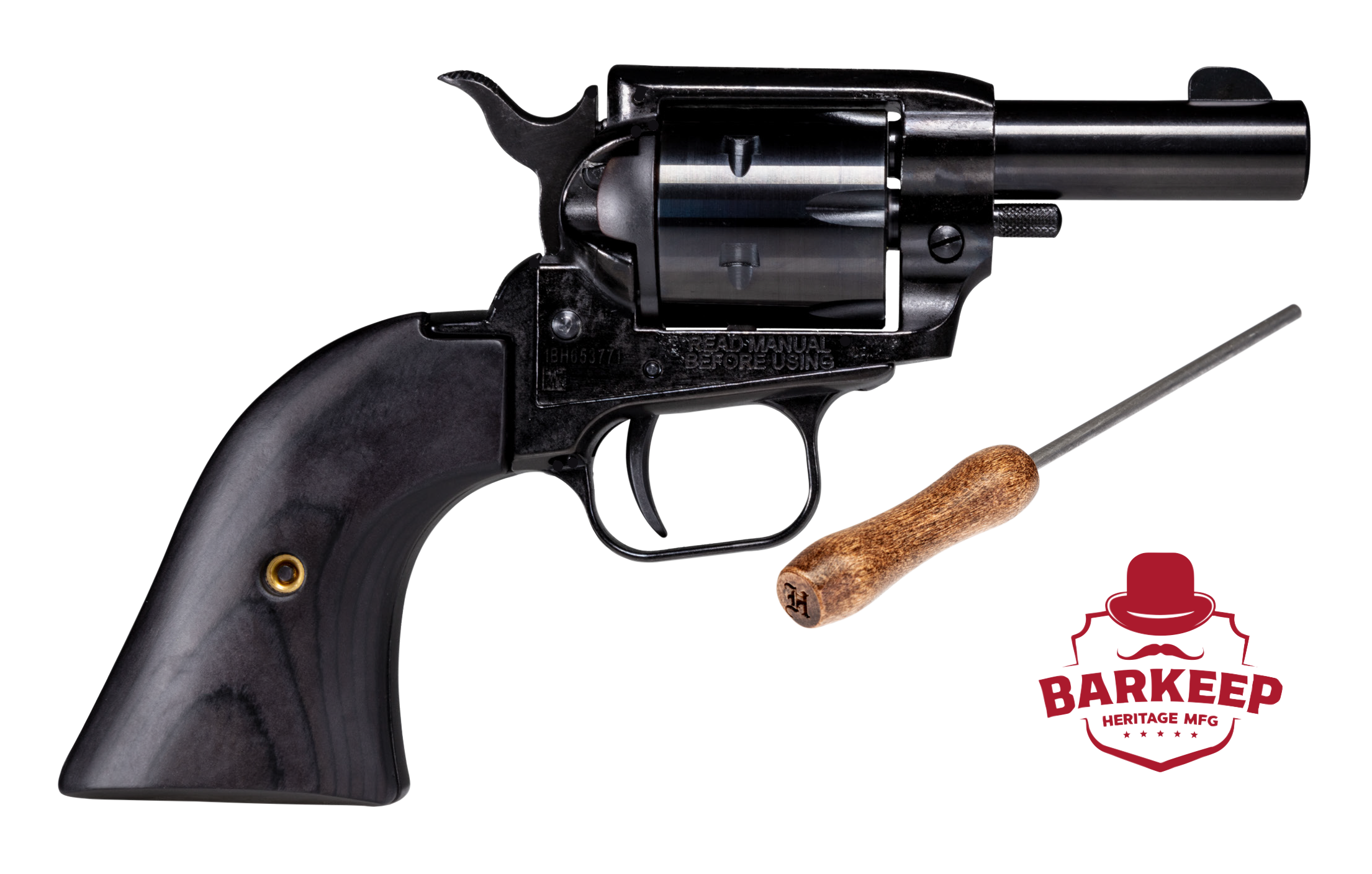 Heritage Barkeep Revolver - Black | .22 LR | 3.6" Barrel | 6rd Heritage Barkeep Revolver - Black | .22 LR | 3.6" Barrel | 6rd