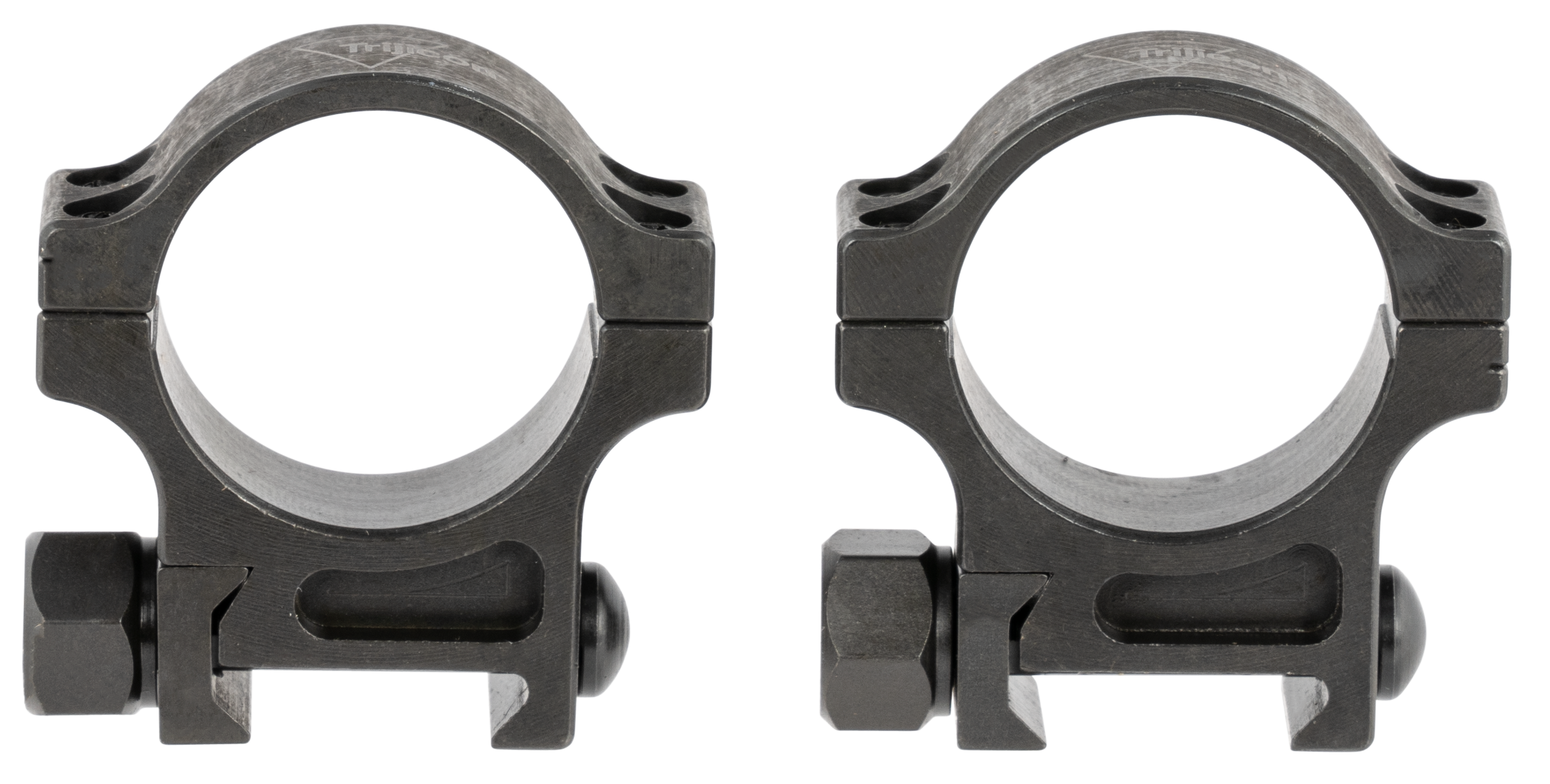 Trijicon 30mm Riflescope Rings Parkerized Steel with Four Torx Screws for 30mm Tubes