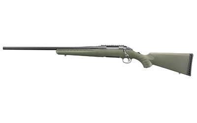 Ruger 16977 American Predator Full Size 6.5 Creedmoor 4+1 22" Matte Black Threaded Barrel, Matte Black Picatinny Rail Steel Receiver, Moss Green Fixed Synthetic Stock, Left Hand - 16977 - 736676169771