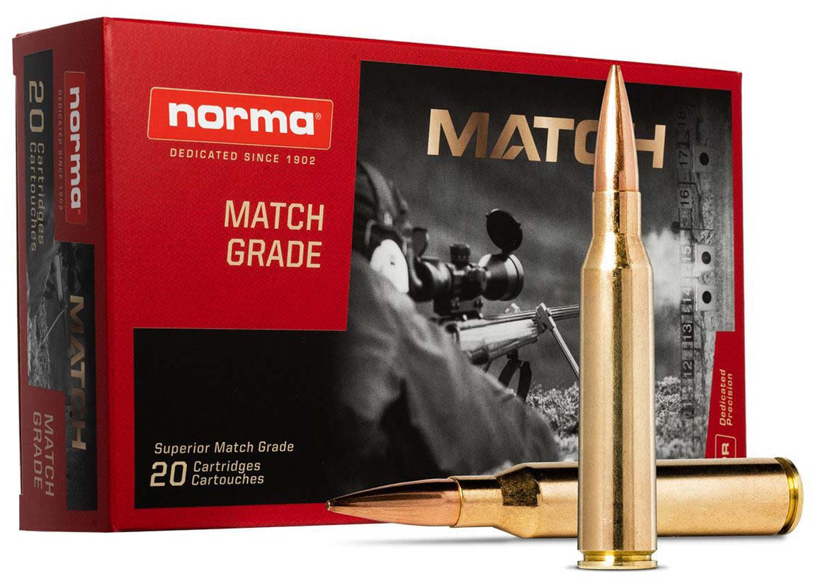 Norma Ammunition 20185272 Dedicated Precision Golden Target Match 338NormaMag 300gr 20 Rounds