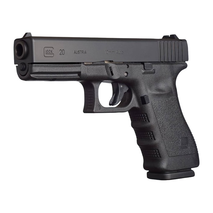 Glock 20SF Gen 3, 10mm, 4.61in. Barrel, 10rd - Black (PF2050201)