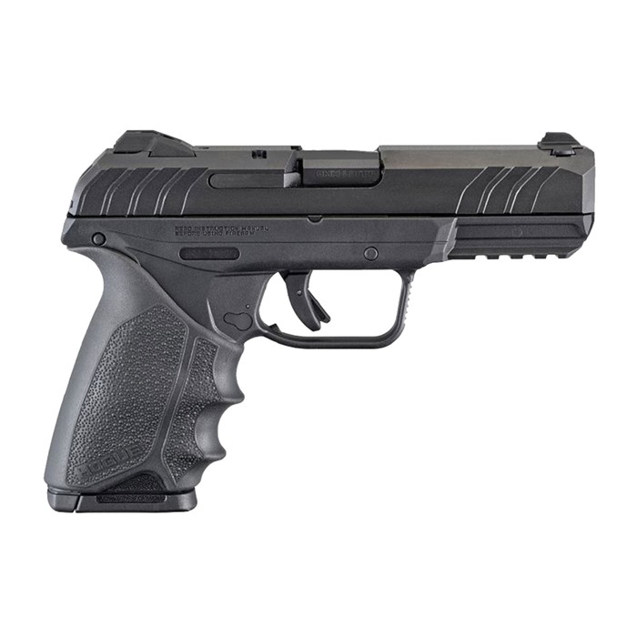 Ruger Security-9 9mm, 4in. Barrel, 10rd, W/ Hogue Grip Sleeve - Black (NPN: 3819)