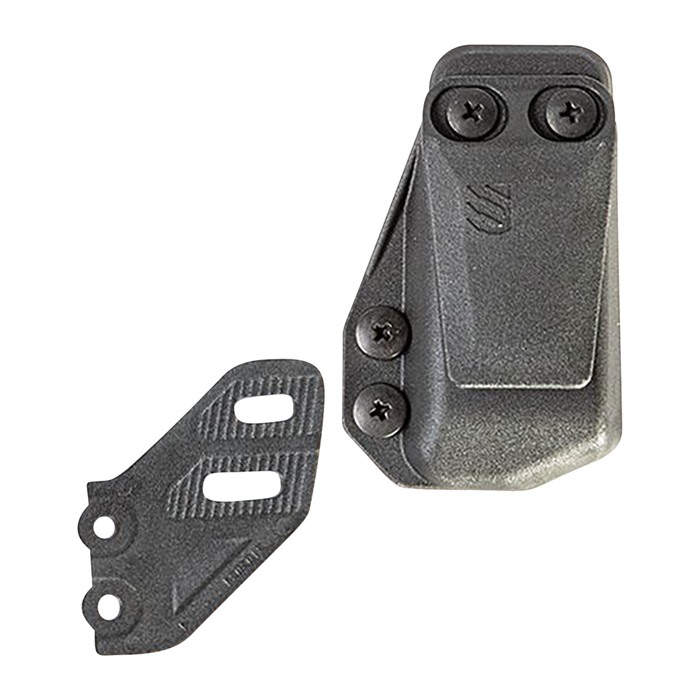 Blackhawk 416A03BK Stache Mag Carrier IWB Single Stack Belt Clip Mount Fits Belts 1.50" Wide Black Polymer Ambidextrous