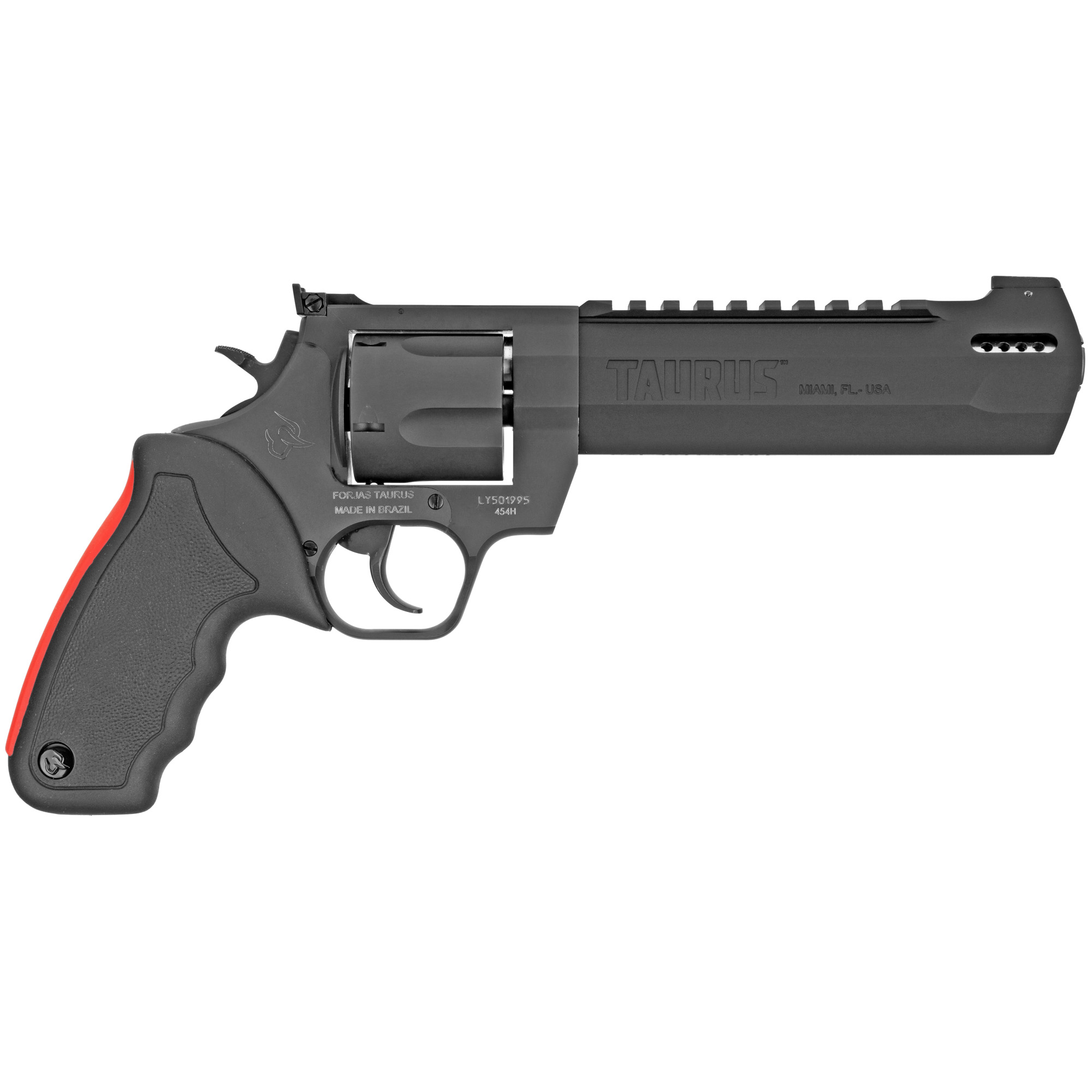 Taurus Raging Hunter Revolver 454 Casull 6.75 in. Black 5 rd. - 2-454061RH - 725327617648