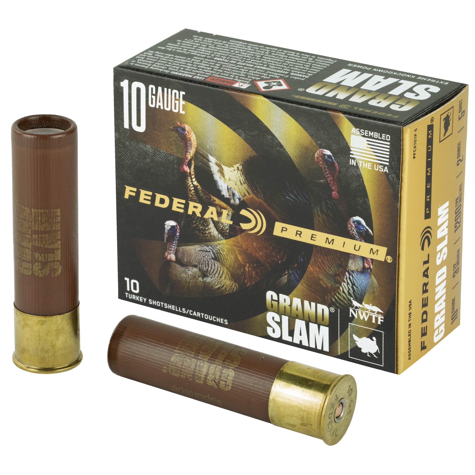 Federal Premium Grandslam 10 Gauge 5 Shot 2 Ounce 10 Rounds
