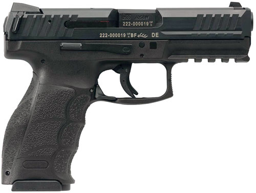 HK 81000242 VP40S  40 S&W 13+1 4.09" Steel Barrel, Black Serrated Steel Slide, Black Polymer Frame w/Picatinny Rail, Black Finger Groove Grip, Ambidextrous