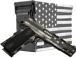 Citadel CITC45FUSGAC M1911 Flag 45 ACP 8+1, 5" Stainless Steel Barrel, American Flag Gray Cerakote Serrated Steel Slide, Steel Frame w/Beavertail, Matching Ammo Can, Ambidextrous