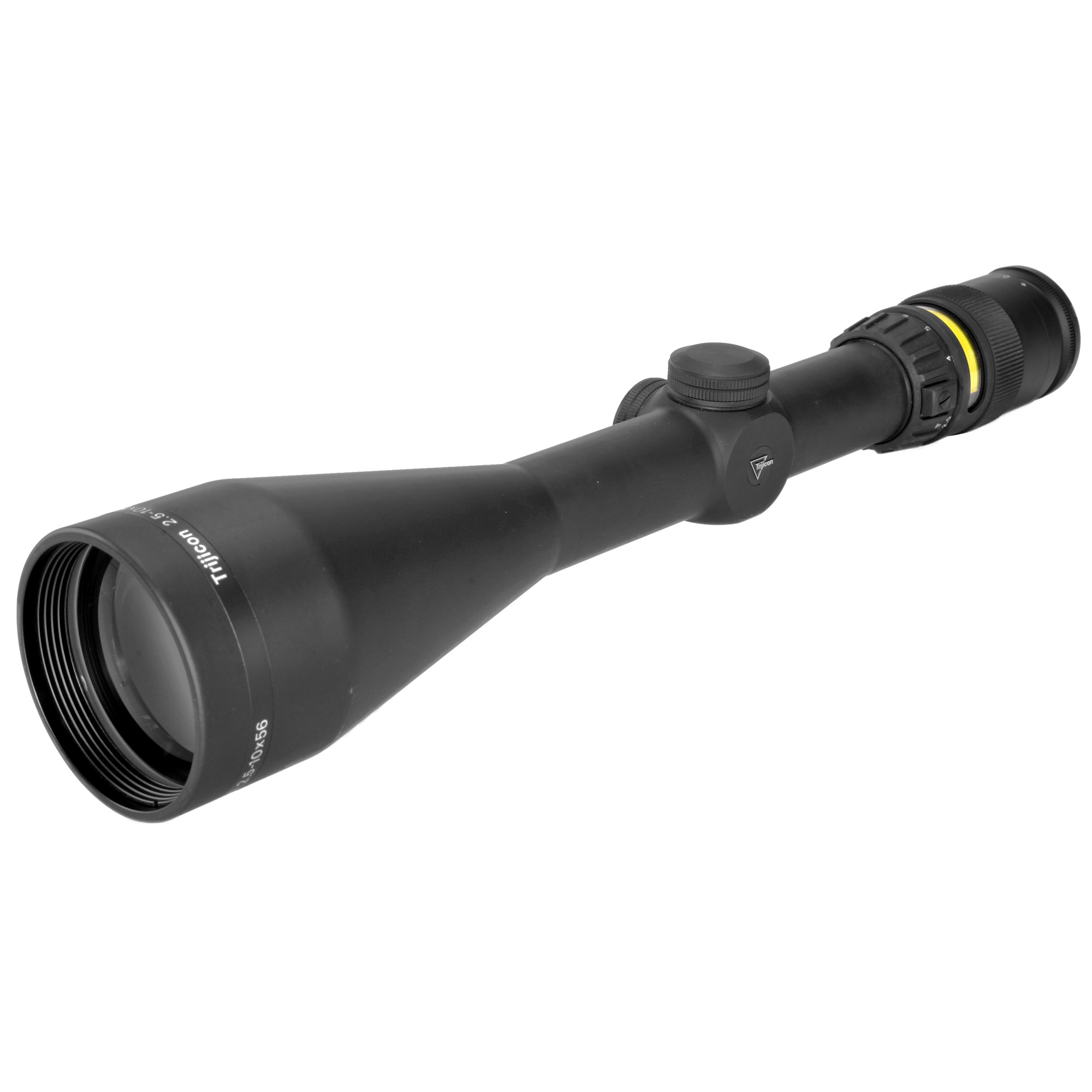 Trijicon AccuPoint 2.5-10x56mm Illuminated Mil-Dot Amber Dot Reticle 30mm Tube