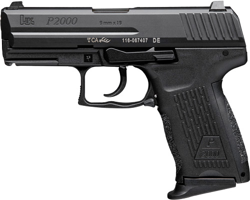 HK P2000 V3, 9mm Luger, 3.6in. Barrel, 13rd, Decocker - Black (81000041)