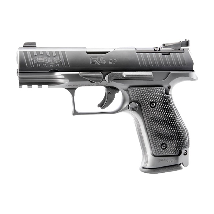 Walther Q4 Steel Frame Pistol 9mm 4 in. Black Optic Ready 15 rd.