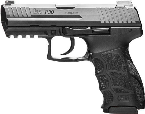 Heckler & Koch P30 V1 Light LEM 9mm Luger 3.85 in 10+1 Serrated Steel Slide Ambidextrous