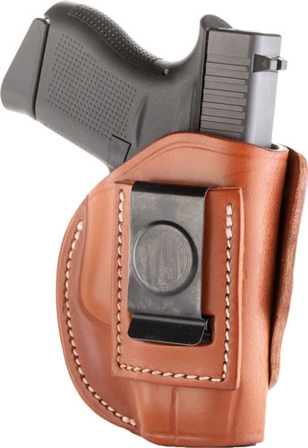 1791 Gunleather 4 Way IWB & OWB Holster Size 2 Classic Brown Right Hand - 4WH2CBRR - 816161021781