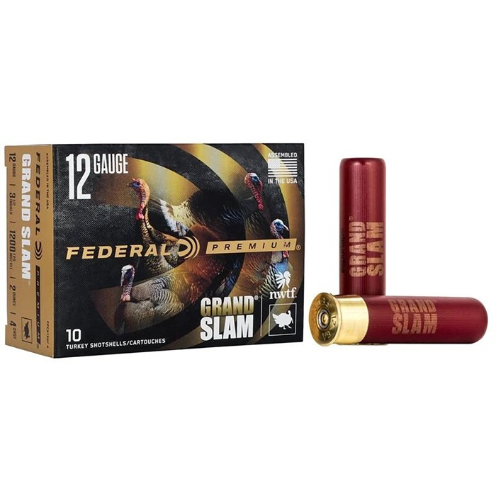 Federal Premium Grandslam 12 Gauge 4 Shot 2 Ounce 10 Rounds