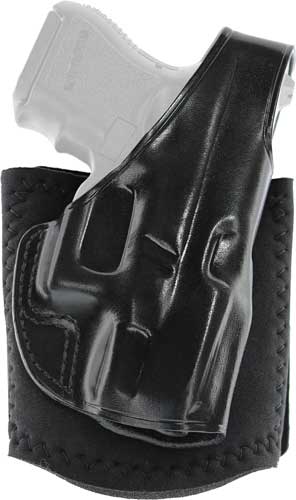 Galco AG652B Ankle Glove  Size Fits Ankles up to 13" Black Leather Hook & Loop Fits S&W M&P Shield Fits S&W M&P Shield Plus Fits S&W M&P Shield 2.0 Right Hand