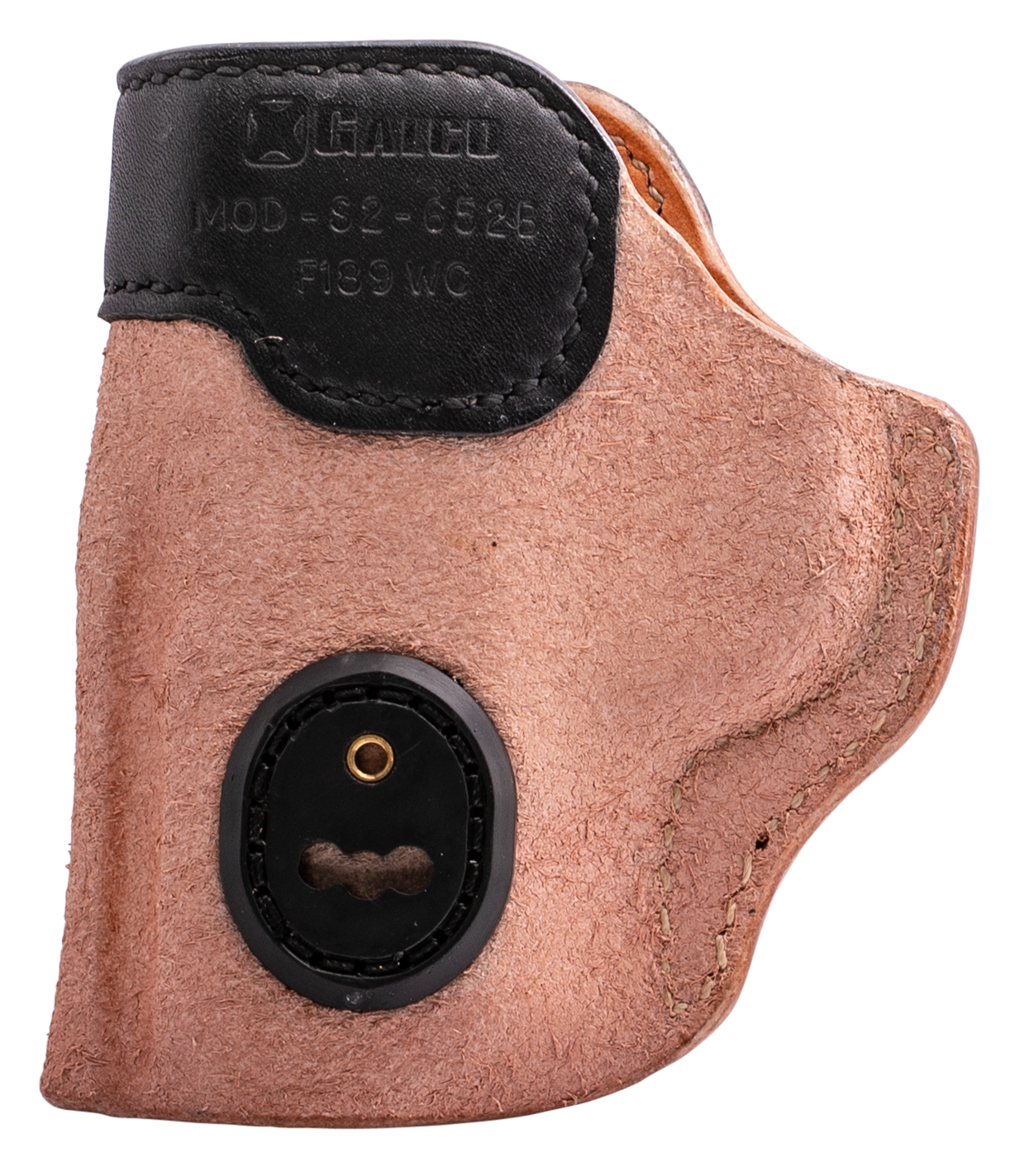 Galco S2652B Scout 3.0  IWB Natural/Black Leather UniClip/Stealth Clip Fits S&W M&P Shield/Ruger Max-9/FN 503/509 Ambidextrous