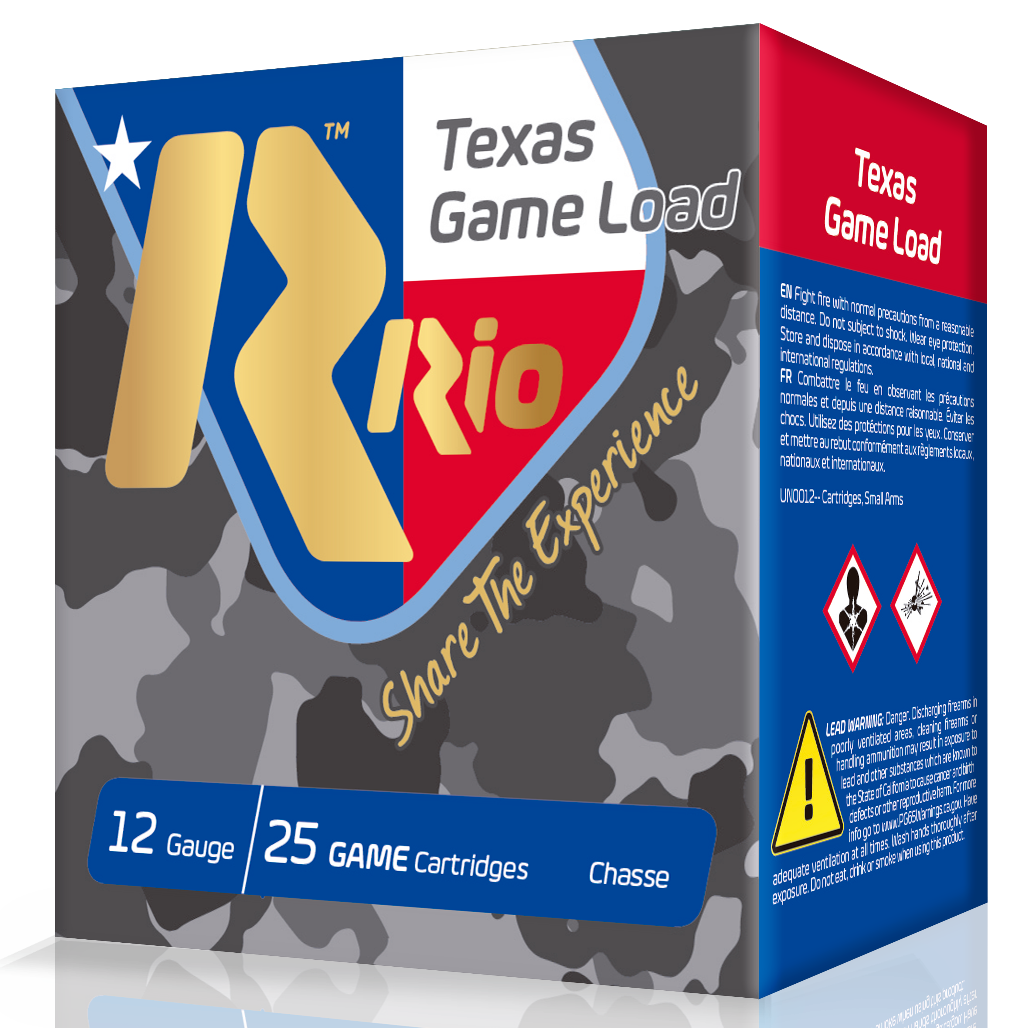 Rio Ammunition TGHV366TX Texas Game Load High Velocity 12Gauge 2.75" 1 1/4oz 6Shot 25 Rounds