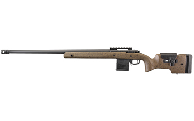 Ruger 47184 Hawkeye Long-Range Target Full Size 6.5 Creedmoor 10+1 26" Matte Black Steel Threaded Barrel, Picatinny Rail Steel Receiver, Black Speckled Brown Adj Comb & LOP Laminate Stock - 47184 - 736676471843