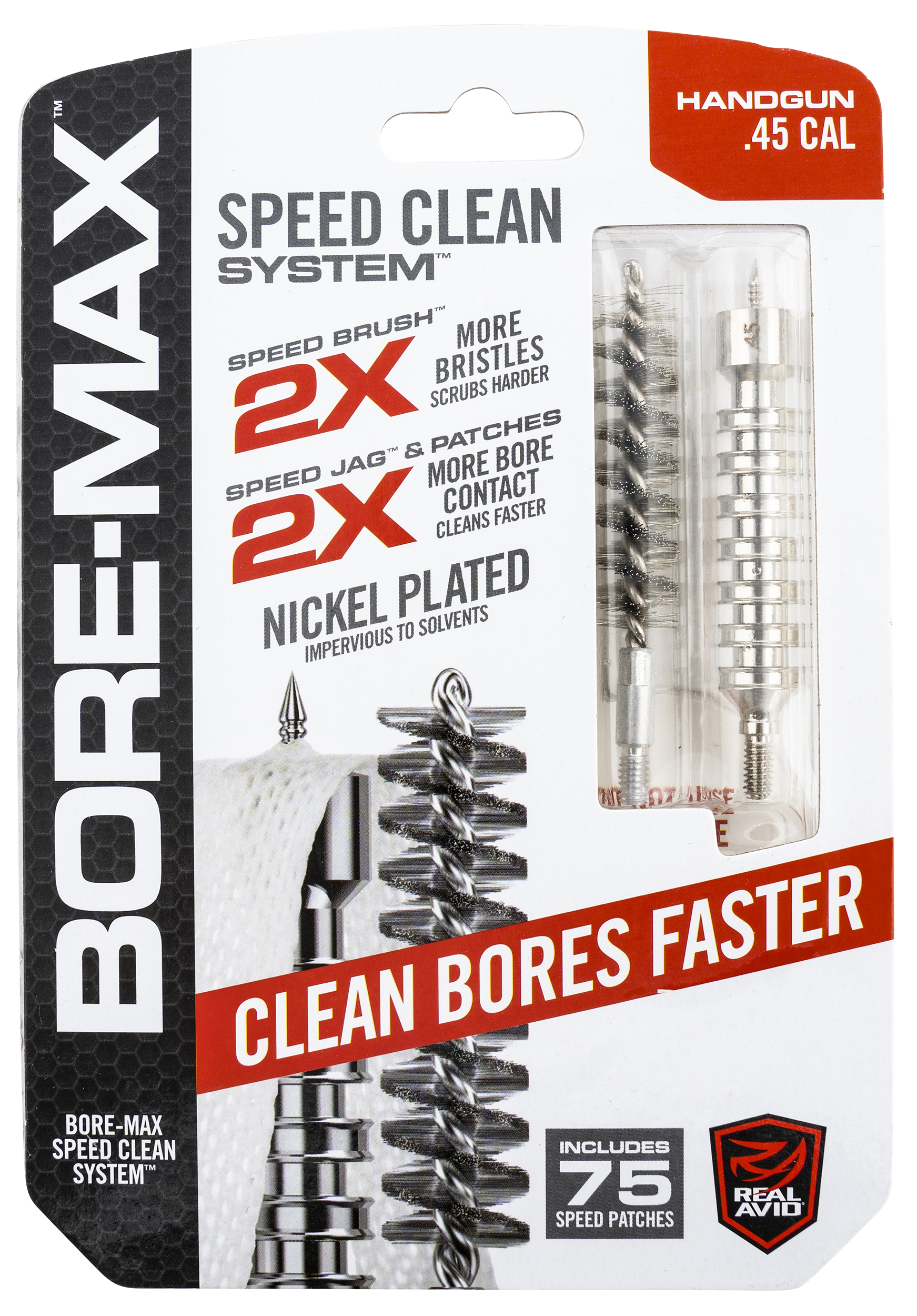 Real Avid Bore Max Speed Clean Upgrade Set for .45 Caliber