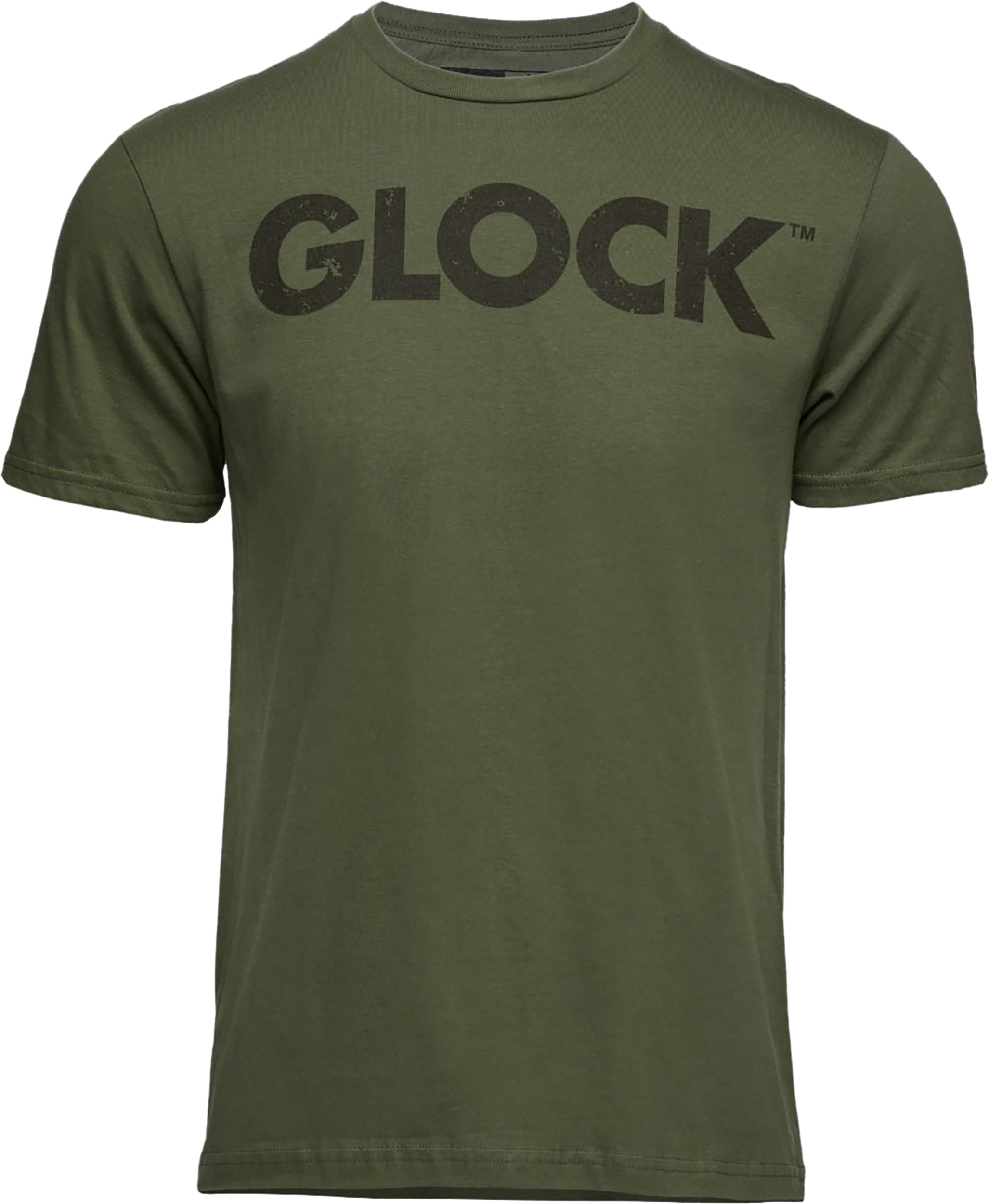 Glock AP96157 Caliber Tee  Military Green Ringspun Cotton Short Sleeve Medium - AP96157 - 764503057502