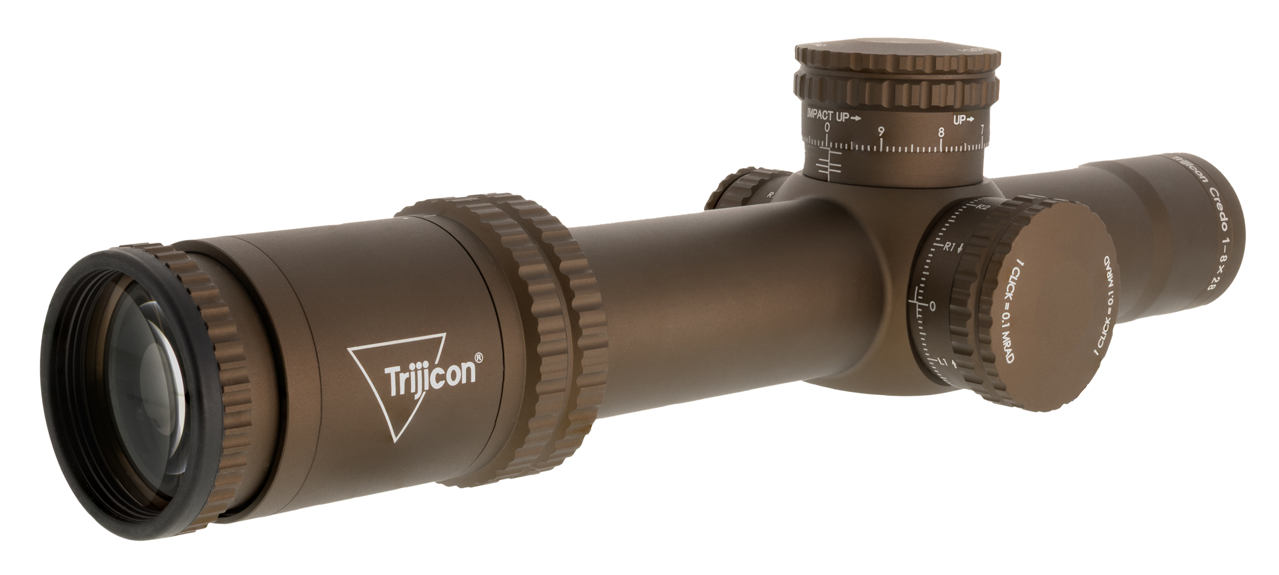 Trijicon Credo 1 8x28 MRAD Rifle Scope Circle Dot Reticle 34mm Tube