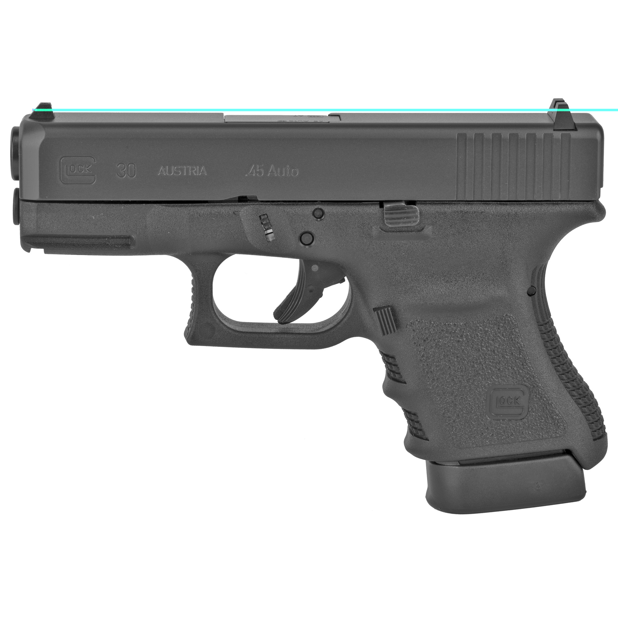 Glock 30SF Gen 3, 45ACP, 3.43in. Barrel, 10rd - Black (PR30505)