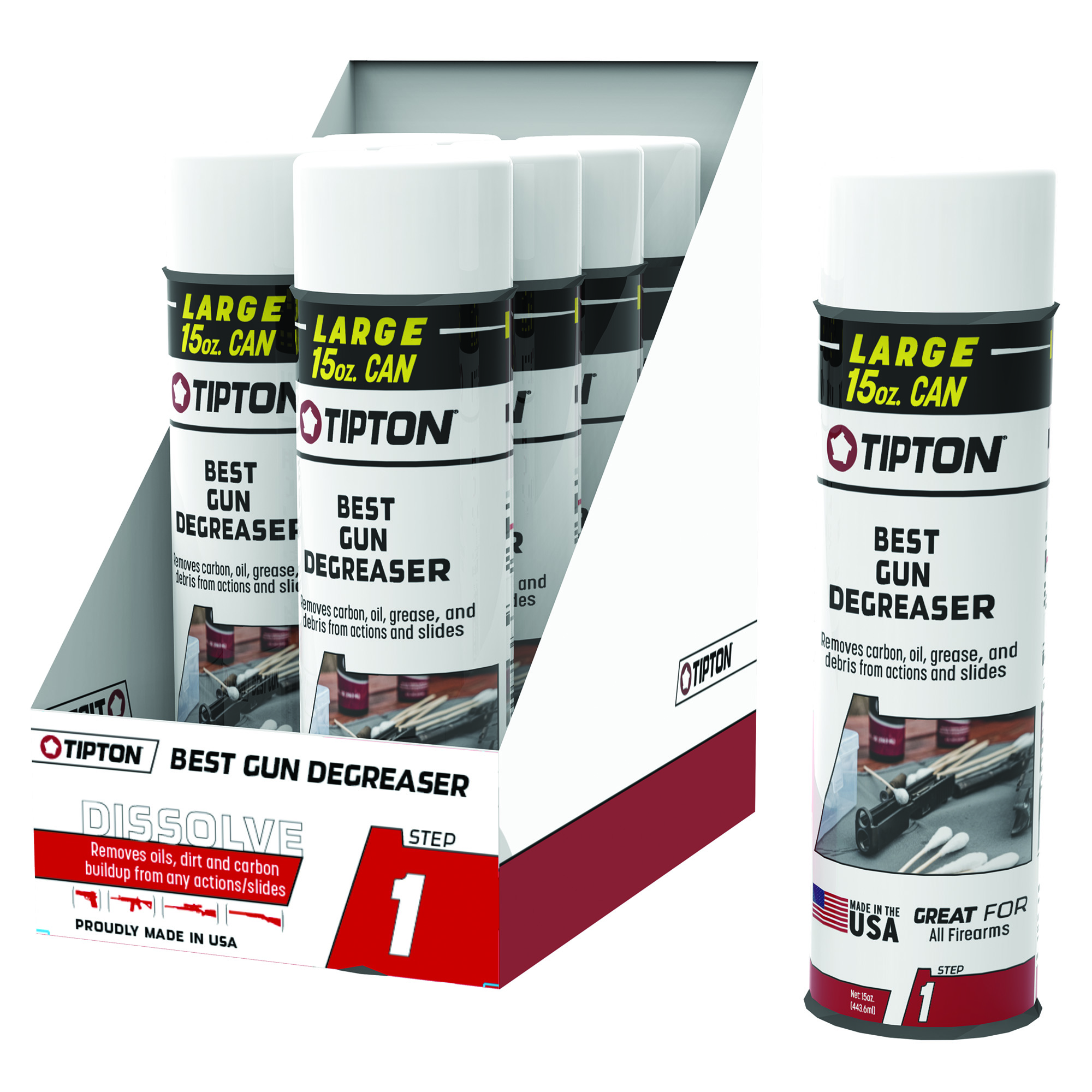 TIPTON BEST GUN DEGREASER 15OZ - 1222702 - 198700000151
