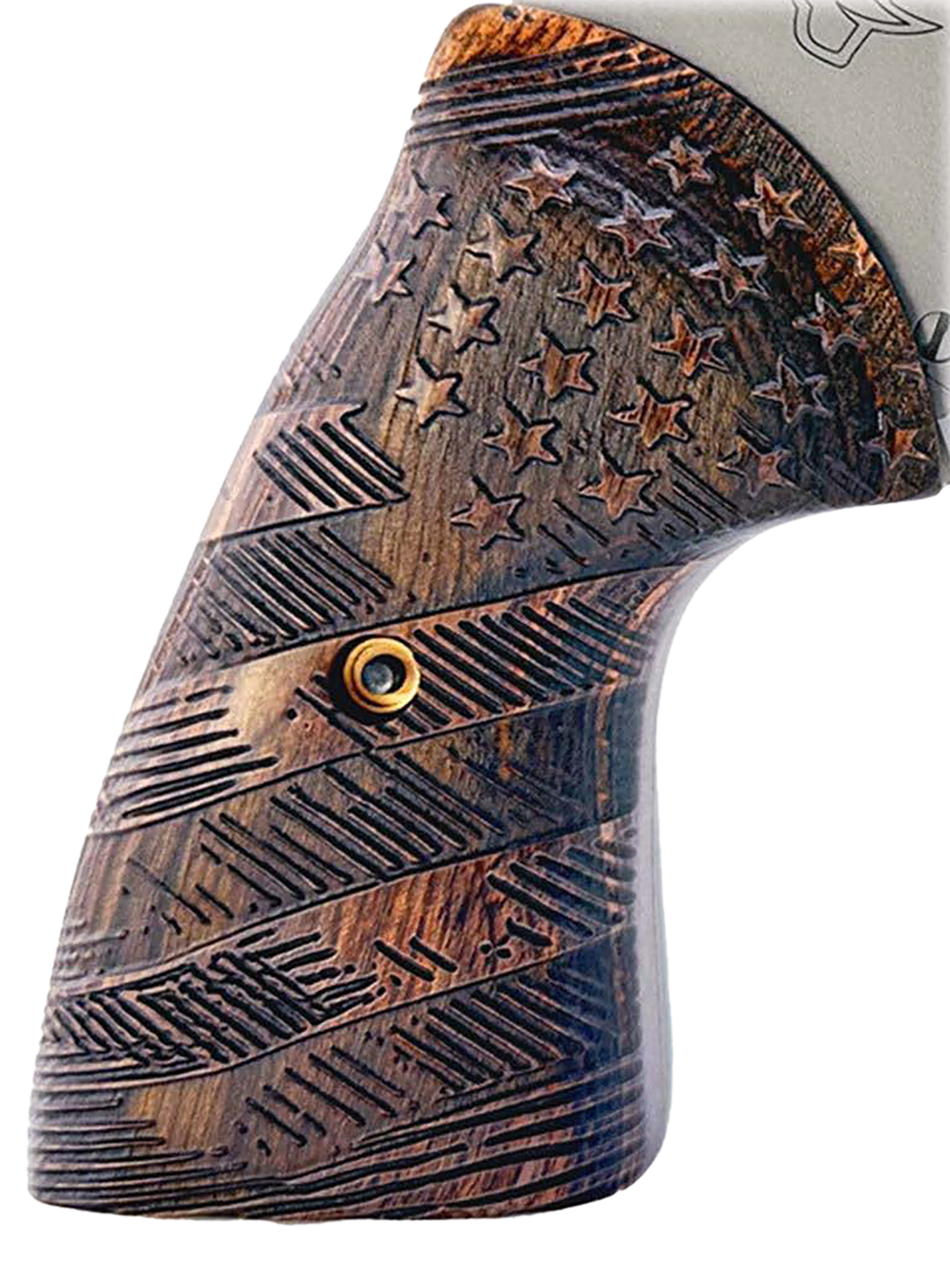 Taurus 856 38 Special 2" 6 Shot Matte Stainless Steel Polished Cylinder Wood Grip