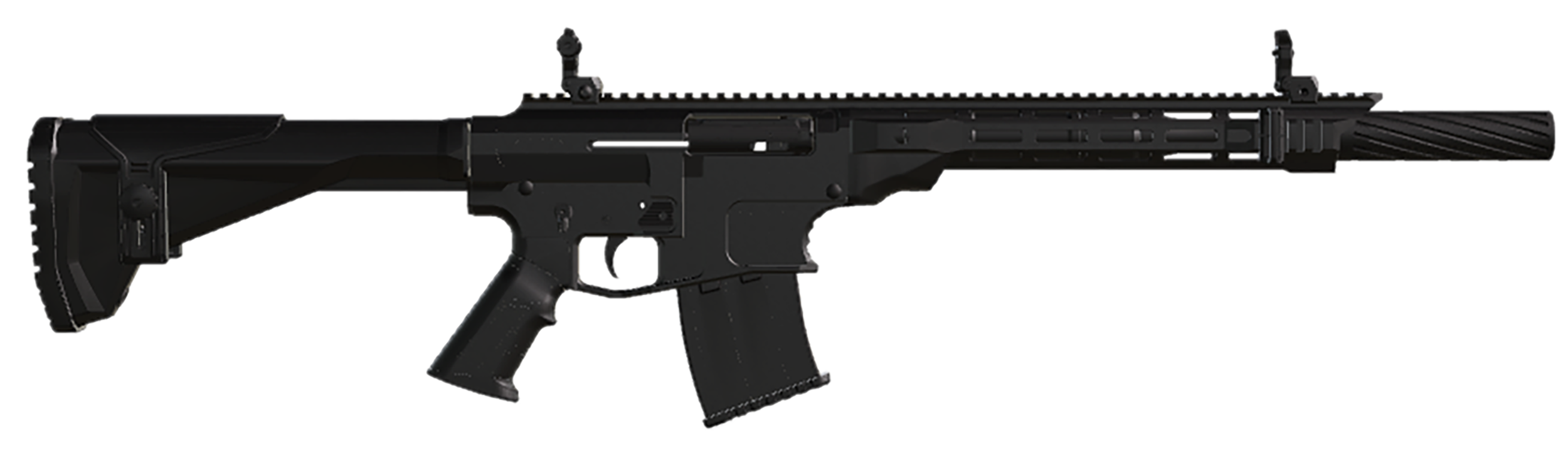 Derya Firearms DY1220CAUS  DY12 12 Gauge Semi-Auto 5+1 20" Threaded Barrel 7075-T6 Aluminum Receiver Mil-Spec Pistol Grip