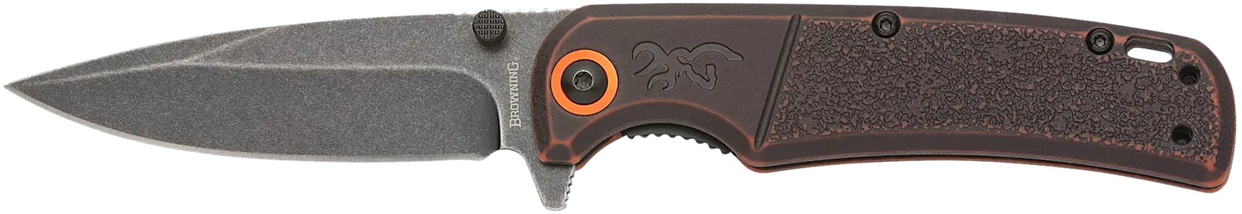 BRN 3220581B  KNIFE, BM SLIM WASH ORG/BLK BX