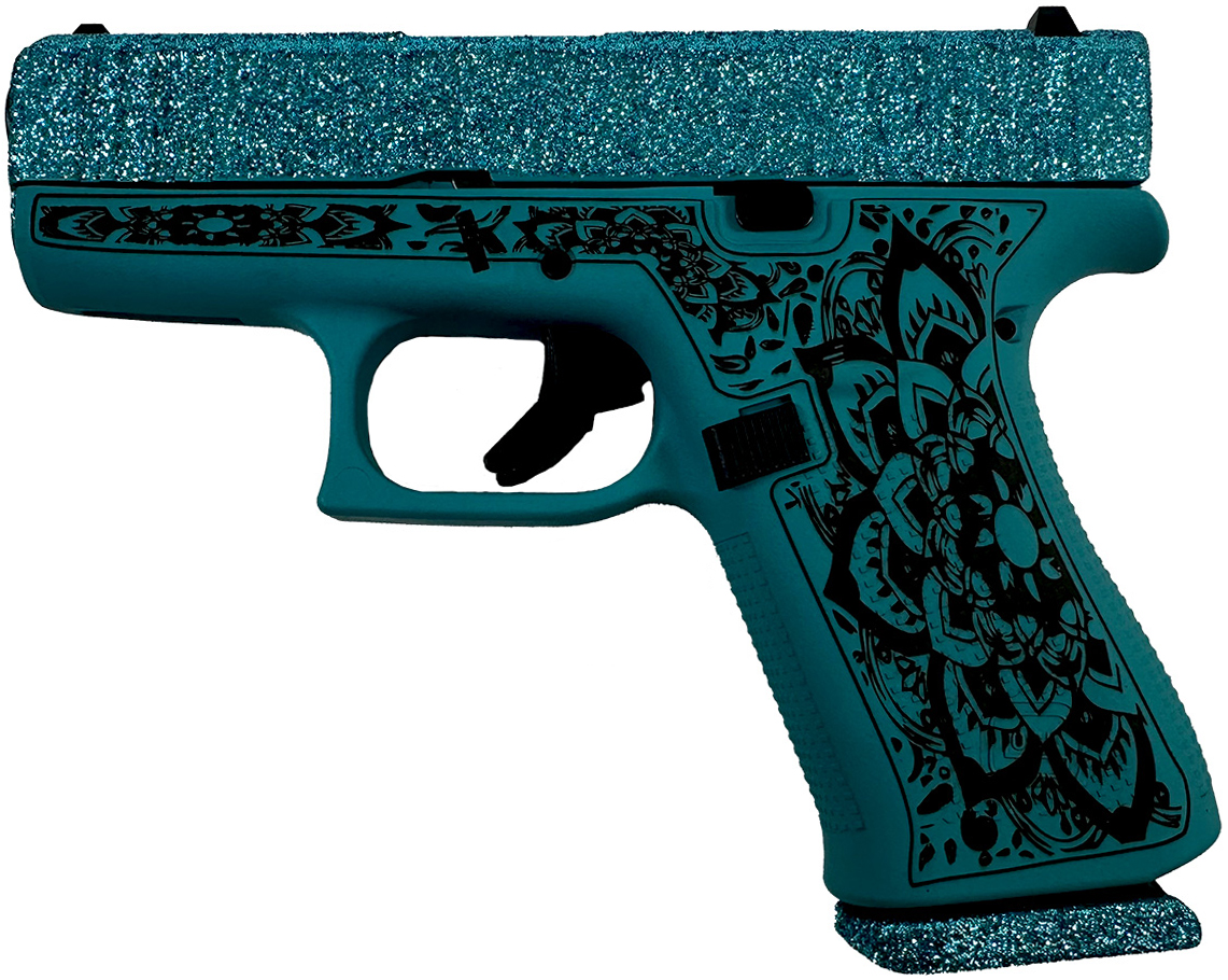 Glock 43X 9mm, 3.4in. Barrel, 10rd - Glitter - 151550026614