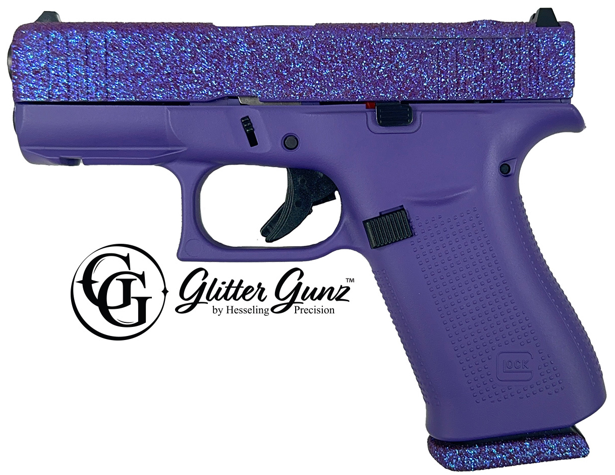 Glock 43X Mos 9mm 3.4in Barrel 10rd Glitter Finish