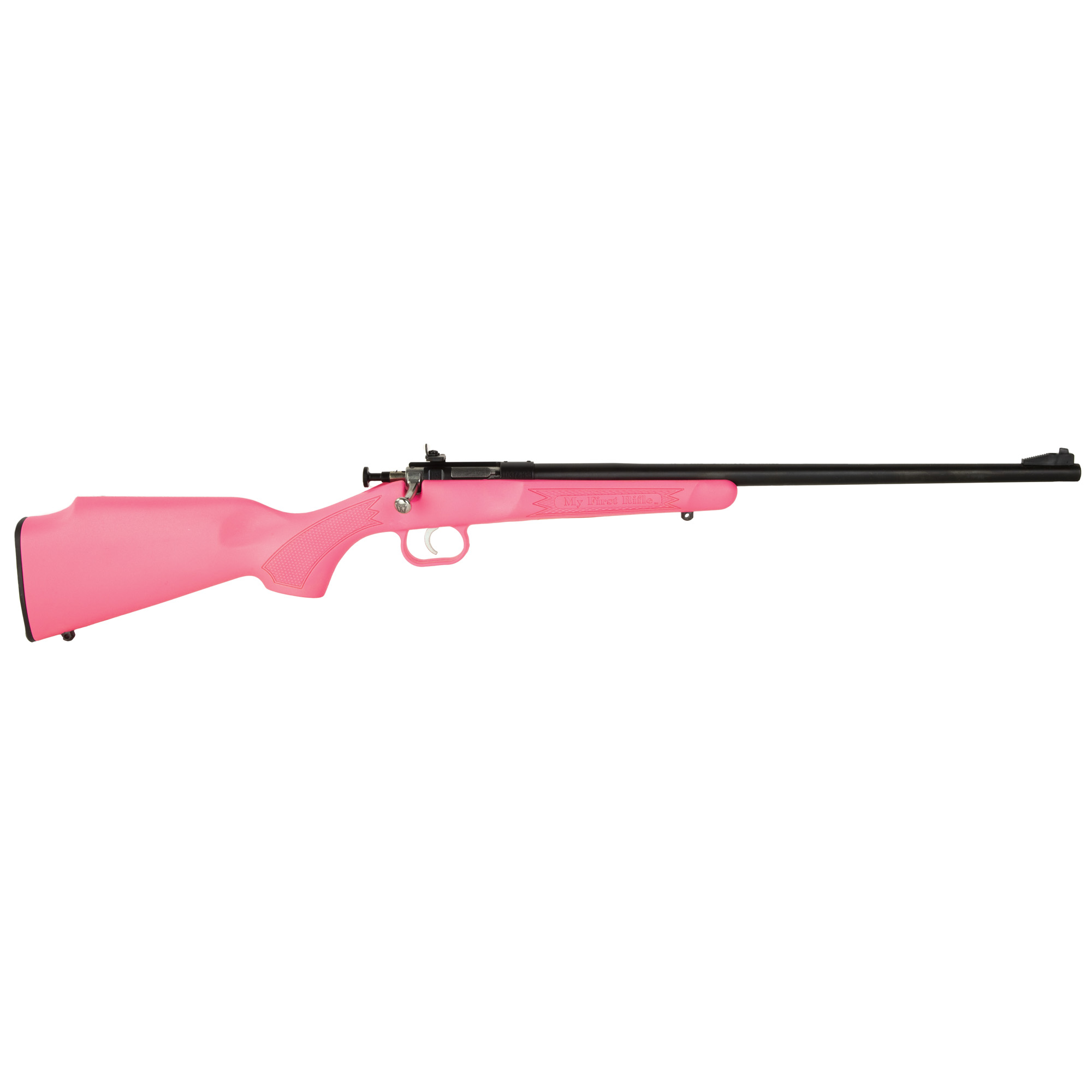 Keystone Crickett Synthetic Stock Rifle 22 LR Pink Synthetic 16.13 in. - KSA2220 - 611613022206
