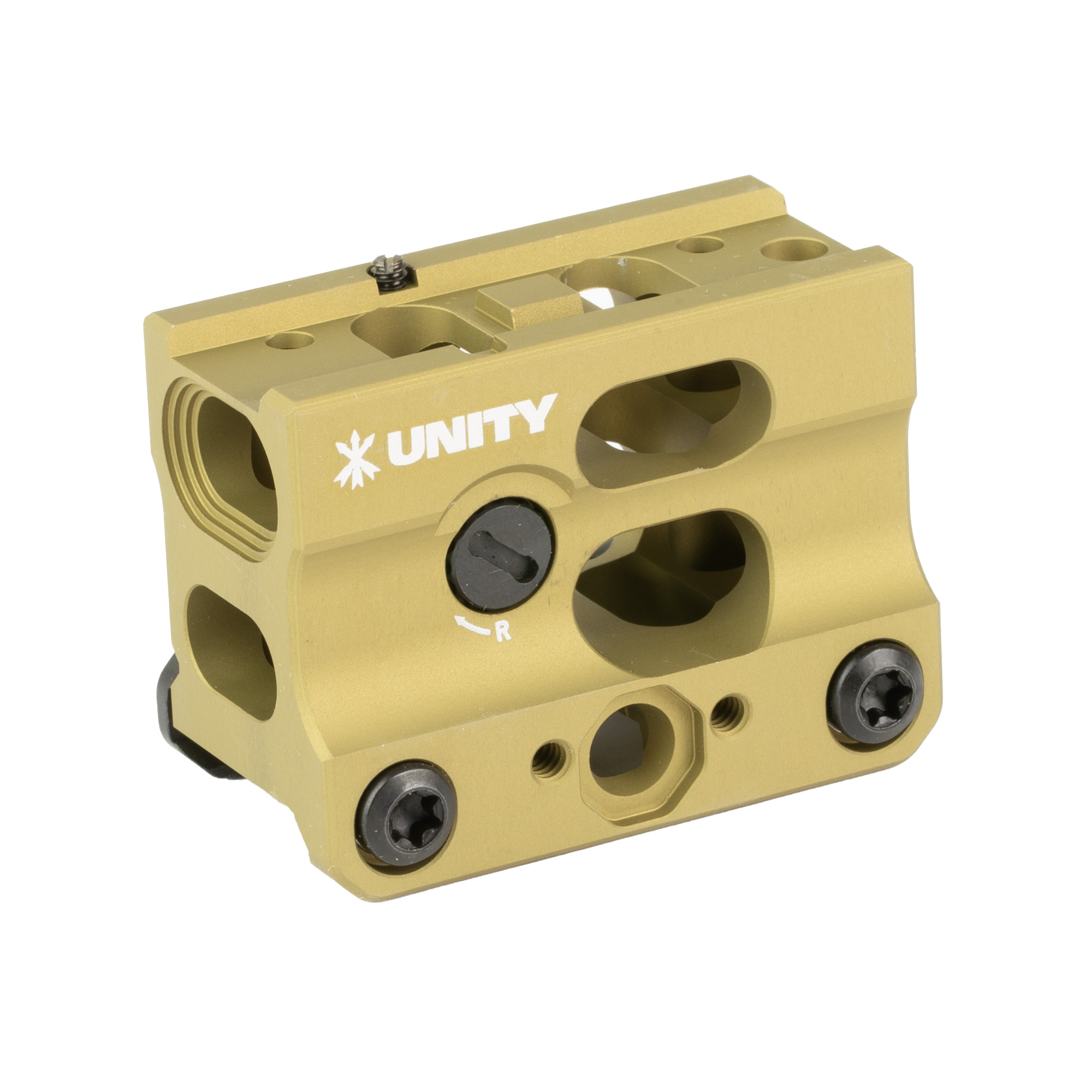 Unity Tactical FAST Micro-SB Picatinny Mount for CompM5S Duty RDS FDE