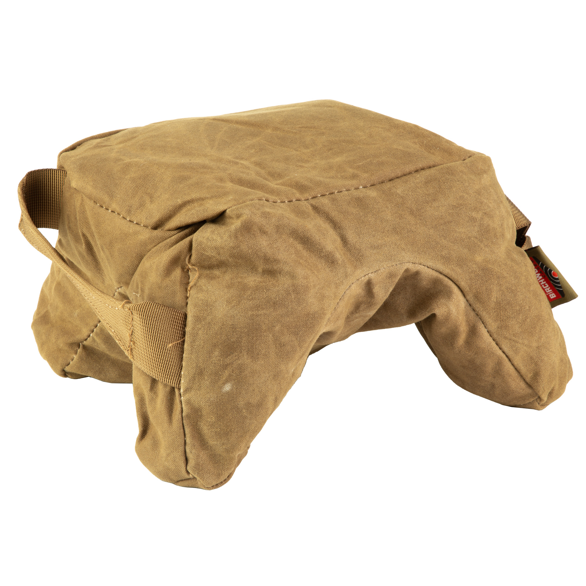 Birchwood Casey BC-BAG-SSEU Steady-Shot Echo Bag Heavyweight Prefilled Tan Wax Canvas Front and Rear Bag - BC-BAG-SSEU - 888151087336