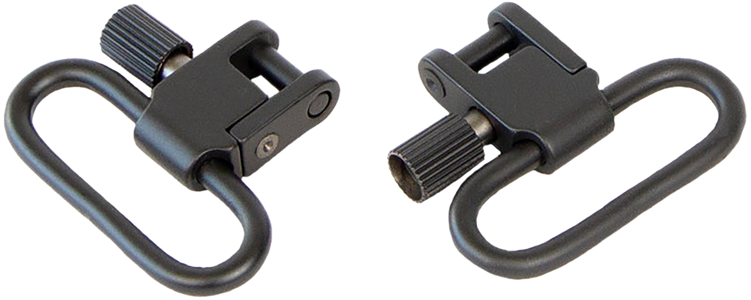 Bulldog BD882 Deluxe Locking Swivel Set Black 1.25" Steel