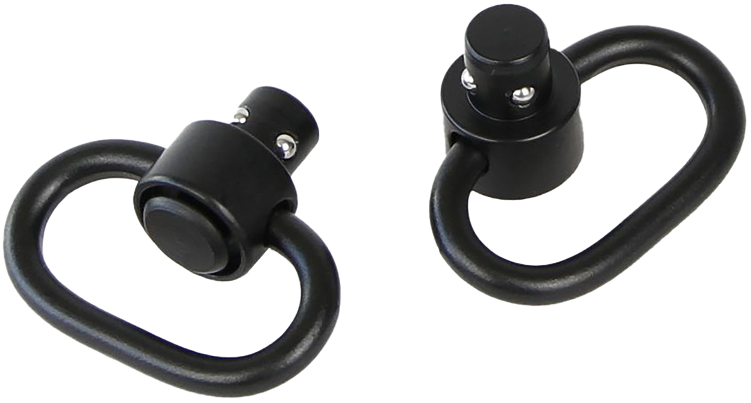 Bulldog BD884 Deluxe Push Button Swivel Black 1.25" Steel