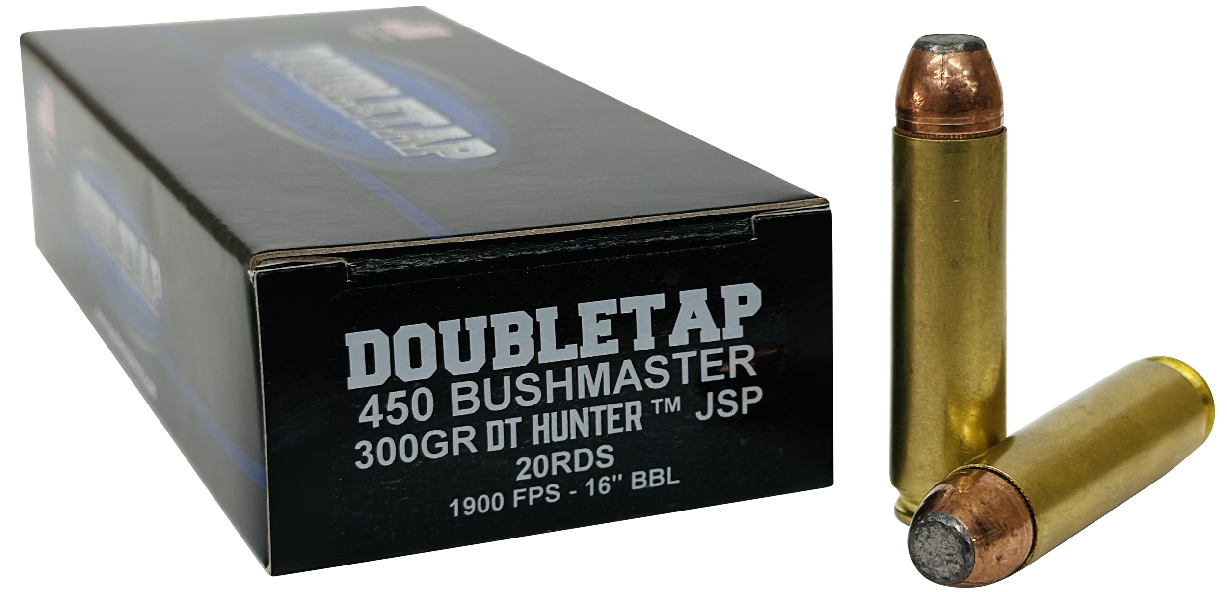 DoubleTap Ammunition 450B300SP   450Bushmaster 300gr 20 Per Box/25 Case