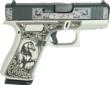 Glock 43x 9mm Luger 3.41in 10rd Gray Cerakote Slide and Grip Glock & Horses