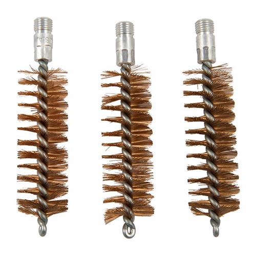 16 GAUGE BRONZE CHAMBER BRUSH 5/16''-27 THREAD 3 PACK