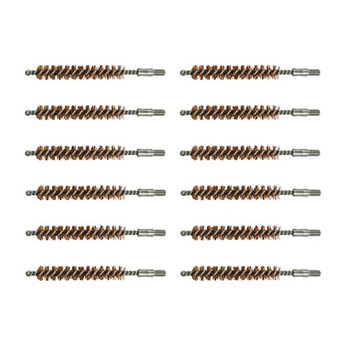 8MM DOUBLE-TUFF BRONZE RIFLE BRUSH 12 PACK
