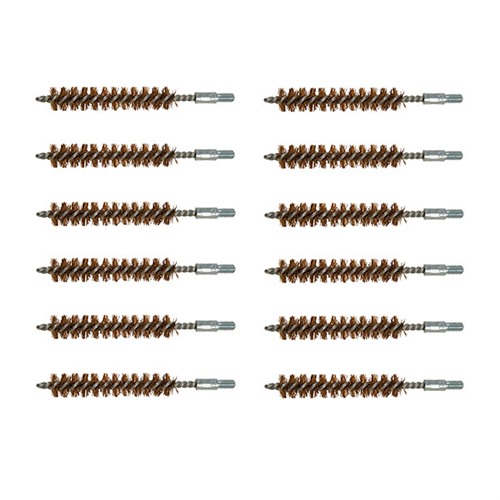 35-38 CALIBER DOUBLE-TUFF BRONZE RIFLE BRUSH 12 PACK