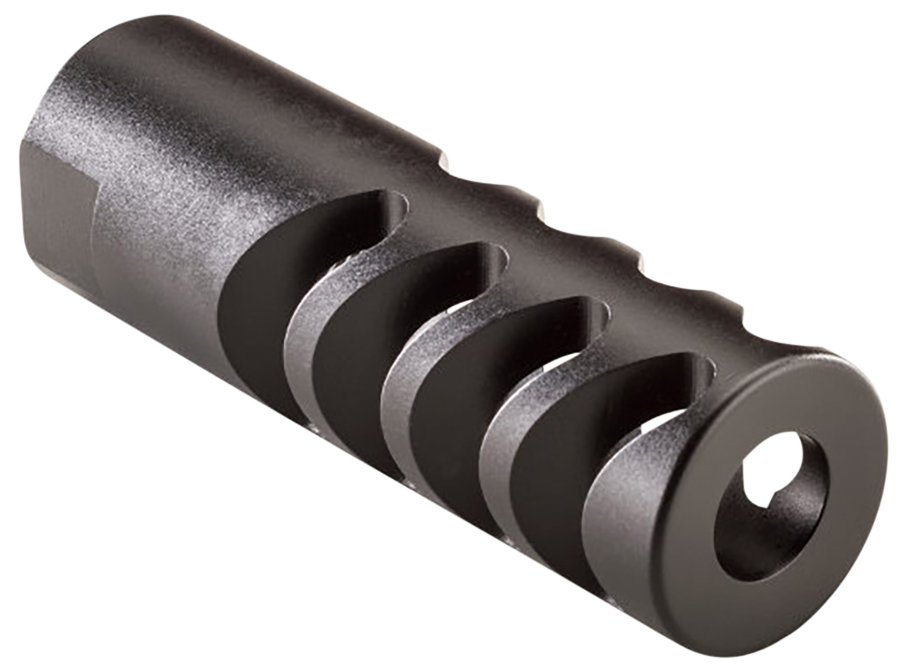 Alexander Arms MBMMB64KIT Millennium Muzzle Brake Kit Black Steel with 49/64-20 RH tpi Threads 4" OAL 3.50" Diameter for 50 Beowulf