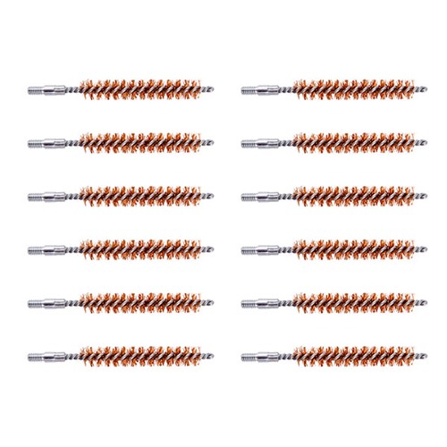 338 CALIBER DOUBLE-TUFF BRONZE RIFLE BRUSH 12 PACK