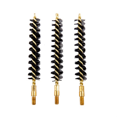 35/38 SPL/357 CALIBER HEAVY WEIGHT NYLON RIFLE BRUSH 3PK