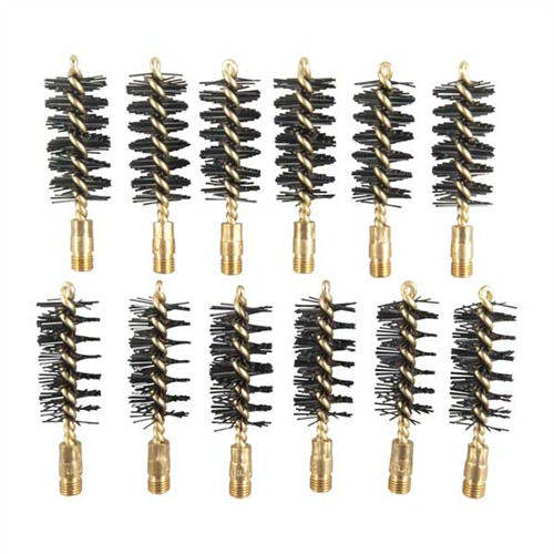 12 GAUGE HEAVY WEIGHT NYLON SHOTGUN BRUSH 12 PACK