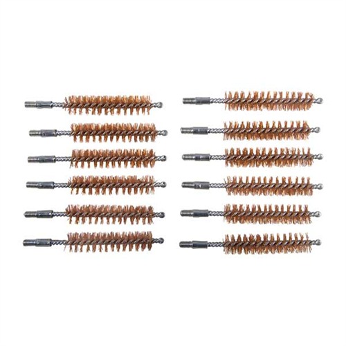 458 CALIBER DOUBLE-TUFF BRONZE RIFLE BRUSH 12 PACK