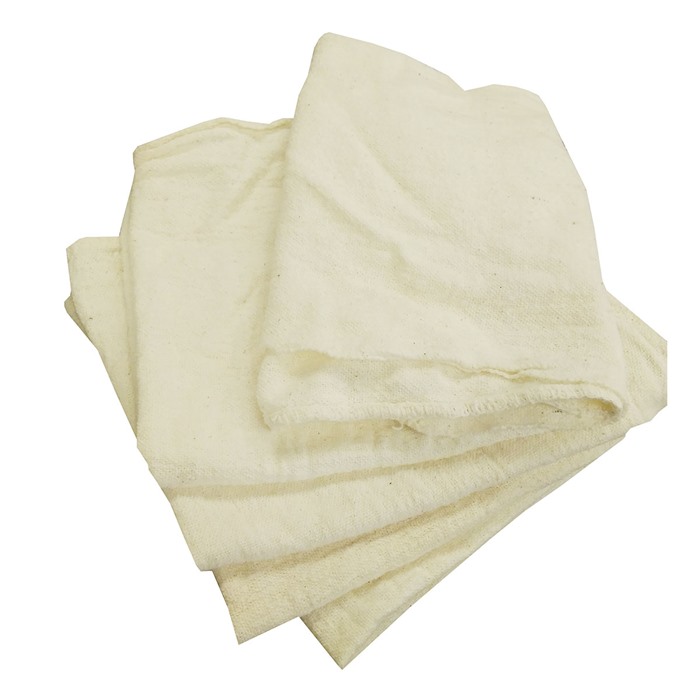 1 DOZEN NON-DYED SHOP CLOTHS