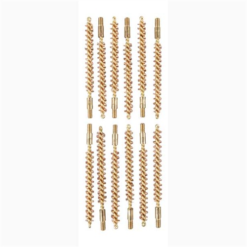 243/25 CALIBER ''SPECIAL LINE'' BRASS RIFLE BRUSH 12 PACK