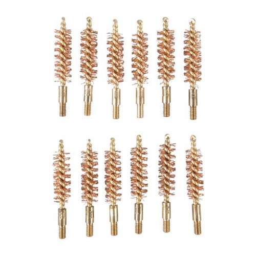 38SPL/357''SPECIAL LINE''DOUBLE-TUFF BRASS PISTOL BRUSH 12PK